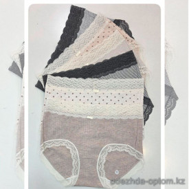 b4-N8402 Трусики женские высокие, стандарт, 1 пачка (10 шт)