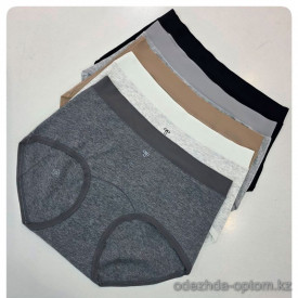 b4-N9238 Трусики женские однотонные, стандарт, 1 пачка (10 шт)