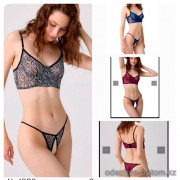 b4-1082 Комплект нижнего белья: топ и стринги с доступом, 1 пачка (3 шт)