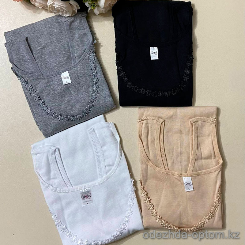 d7-1004-2 Майка женская на тонких бретельках, большие размеры, 1 пачка (6 шт) d7-1004-2 Майка женская на тонких бретельках, большие размеры, 1 пачка (6 шт)