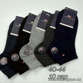 n4-AJ079 Носки мужские спортивные, 40-44, 1 пачка (10 пар)