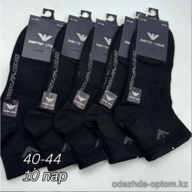 n4-AJ105 Носки мужские спортивные, 40-44, 1 пачка (10 пар)