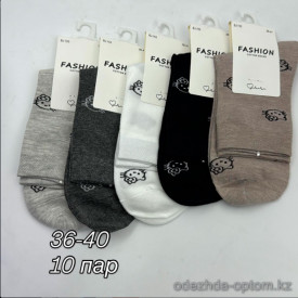 n4-BJ153 FASHION Носки женские, 36-41, 1 пачка (10 пар)