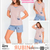 d7-4272-1 Rubina Комплект женской домашней одежды, М-XL, 1 пачка (3 шт)