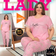 e1-10872 Lady Lingerie Комплект домашней одежды для полных дам, 2XL-4XL, cotton, 1 пачка (3 шт)