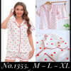 b5-1355 Комплект женской пижамы, M-XL, 1 пачка (3 шт)