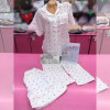 b6-3348-1 Комплект женской пижамы: рубашка, штаны и шорты, M-XL, 1 пачка (3 шт)