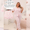 b6-3502 Комплект женской пижамы для пышных дам, 2XL-4XL, 1 пачка (3 шт)