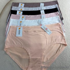 d7-7584 Lavolle Трусики женские однотонные, XL-2XL, 1 пачка (12 шт)