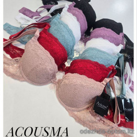 b4-A6518 Acousma Бюстгальтер кружевной на тонком поролоне, 1 пачка (6 шт)