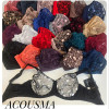 b4-U6145-1 Acousma Бюстгальтер кружевной без поролона, чашка D, 1 пачка (6 шт)