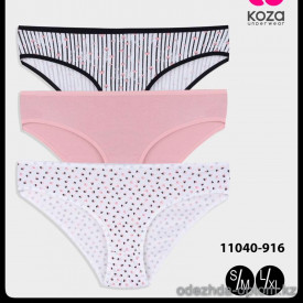 b5-11040-916 Koza Underwear Трусики женские комплект тройка, 1 пачка (3 шт)