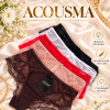 b4-P6598 Acousma Трусики женские кружевные, M-XL, 1 пачка (6 шт)