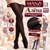 k2-A6683 Manzi Колготки женские капроновые с начесом, 42-46, 1600 ден, 1 пачка (6 шт)