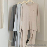 d7-3730 Комплект женской пижамы: рубашка и штаны, стандарт (44-50), 1 пачка (3 шт)