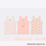 d7-4836 Baykar Майка детская на девочку, 1 пачка (6 шт)