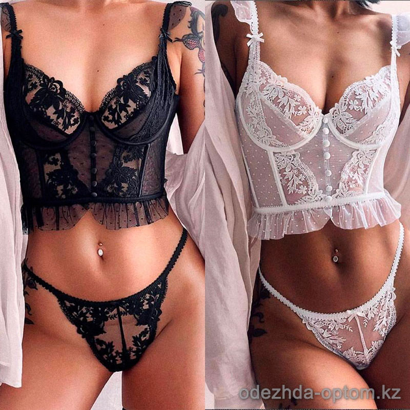 b18-4517 Комплект кружевного нижнего белья, S-L, 1 пачка (3 шт) b18-4517 Комплект кружевного нижнего белья, S-L, 1 пачка (3 шт)