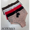 b4-P6555 Acousma Трусики женские кружевные, M-XL, 1 пачка (6 шт)
