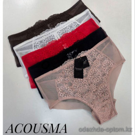 b4-P6555 Acousma Трусики женские кружевные, M-XL, 1 пачка (6 шт) b4-P6555 Acousma Трусики женские кружевные, M-XL, 1 пачка (6 шт)