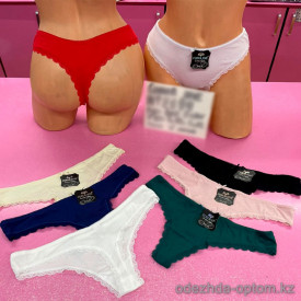 b6-2179-1 Coeur Joie Трусики женские на средней посадке стринги, хлопок (лапша), S-XL, 1 пачка (6 шт) b6-2179-1 Coeur Joie Трусики женские на средней посадке стринги, хлопок (лапша), S-XL, 1 пачка (6 шт)