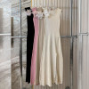 w26-1193 Платье женское длинное без рукавов с цветком, стандарт, 1 шт