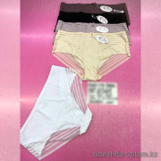 b6-8301-4 Orietta Avec Трусики женские бесшовные на высокой посадке, XL-4XL, 1 пачка (6 шт)