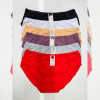 b8-9516 Трусики женские однотонные, L-2XL, 1 пачка (12 шт)