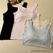 d7-0132-1 Майка женская с чашечками, стандарт (46-48), 1 пачка (5 шт)