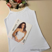 d7-0711 Майка женская на бретельках, 1 пачка (5 шт)