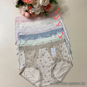 d7-6618 Трусики женские высокие, стандарт (44-46), 1 пачка (12 шт)