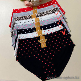 d7-A7337 Lavolle Трусики женские высокие, большие размеры, 2XL-4XL, 1 пачка (12 шт)