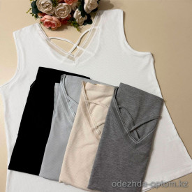 d7-B71 Майка женская на широких лямках, стандарт (50-52), 1 пачка (5 шт)