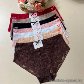 d7-Z50004 Lavolle Трусики женские кружевные, большие размеры, 3XL-5XL, 1 пачка (12 шт)