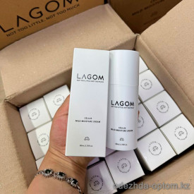 c2-0012 Крем для лица успокаивающий с маслом чайного дерева от Lagom, 1 шт
