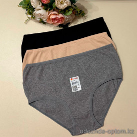 d7-2532X Donella Трусики женские однотонные, большие размеры, 1 пачка (10 шт)