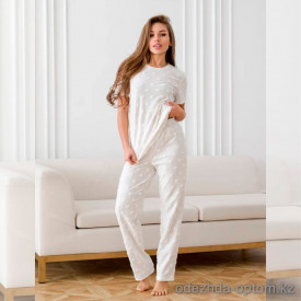 d7-71340 Комплект женской пижамы: кофта и штаны, стандарт, 1 шт