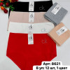 b6-8621-1 Трусики женские однотонные, XL-3XL, 1 пачка (12 шт)
