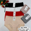 b6-9050-3 Трусики женские однотонные, XL-3XL, 1 пачка (12 шт)
