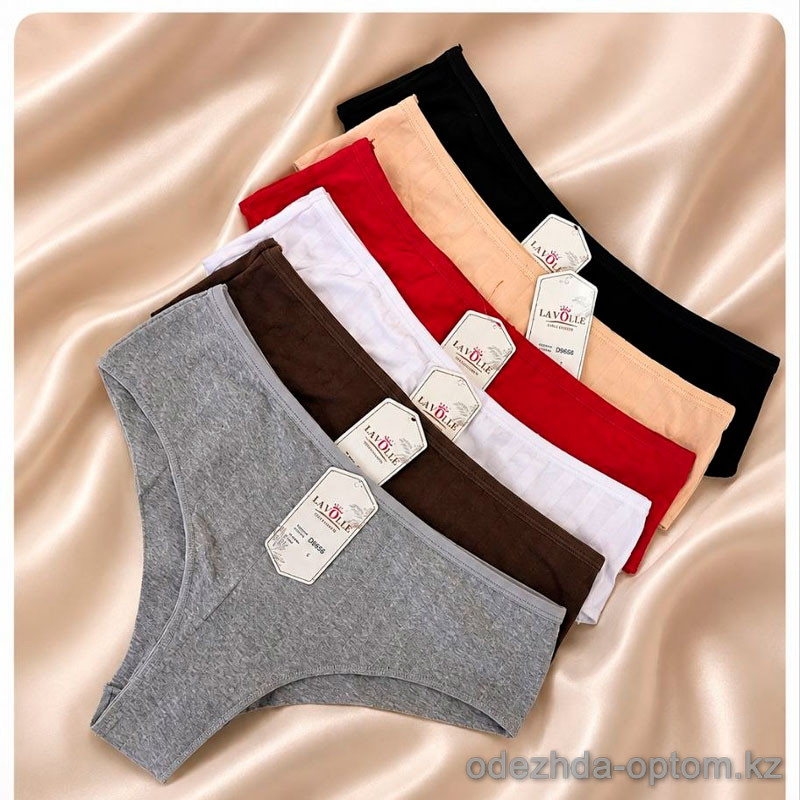 b4-D9656 Lavolle Трусики женские однотонные, L-2XL, 1 пачка (12 шт) b4-D9656 Lavolle Трусики женские однотонные, L-2XL, 1 пачка (12 шт)