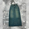 j4-0833 Юбка женская джинсовая макси, 25-29, 1 пачка (5 шт)