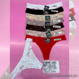 b6-2618 Coeur Joie Трусики женские стринги, S-XL, 1 пачка (6 шт)