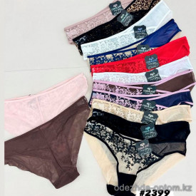 b6-2399 Coeur Joie Трусики женские кружевные, M-XL, 1 пачка (6 шт)