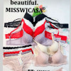 b6-K01016 Miss Wicasa Комплект кружевного нижнего белья: бюстгальтер и трусики, чашка C, 1 пачка (3 шт)
