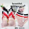 b6-K01019 Miss Wicasa Комплект кружевного нижнего белья: бюстгальтер и трусики, чашка C, 1 пачка (3 шт)