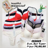 b6-K0889 Miss Wicasa Комплект нижнего белья: бюстгальтер и стринги, чашка B, 1 пачка (3 шт)