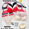 b6-K0986 Miss Wicasa Комплект кружевного нижнего белья: бюстгальтер и трусики, чашка C, 1 пачка (3 шт)