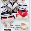 b6-K0988 Miss Wicasa Комплект нижнего белья: бюстгальтер и кружевные трусики, чашка B, 1 пачка (3 шт)