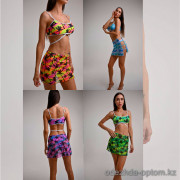 b13-3132-1 Купальник женский раздельный, S-L, 1 пачка (3 шт)