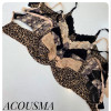 b4-U6572 Acousma Бюстгальтер без поролона эластичный, чашка D, 1 пачка (6 шт)
