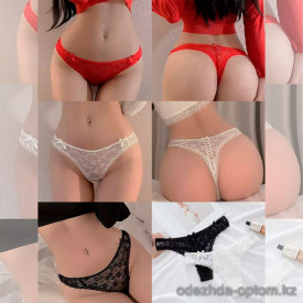 b16-211 Трусики женские стринги, M-L, 1 пачка (12 шт)